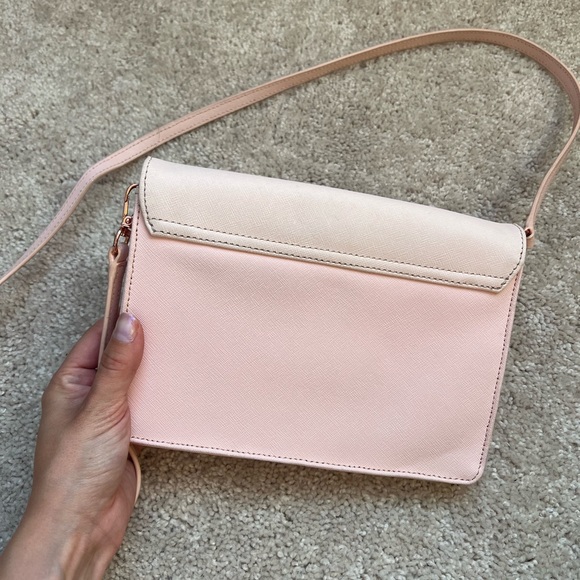 Light pink Ted baker crossbody with mirror - Picture 2 of 4